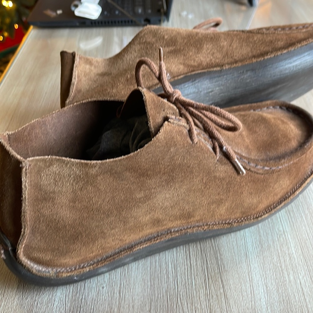 JCREW SZ 9 Leather Loafer Suede Brown Boots Worn ONLY a few times! Dress or Cas